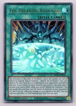 LP The Breaking Ruin God - MP22-EN274 - Ultra Rare - 1st Edition Yugioh - Image 1