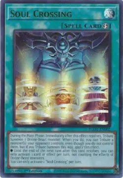 Soul Crossing - EGO1-EN002 - Ultra Rare 1st Edition YuGiOh Konami - Image 1