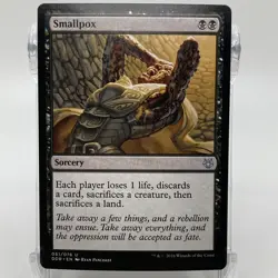 Smallpox Non-Foil Uncommon Sorcery 061/076 MTG Duel Decks LP - Image 1