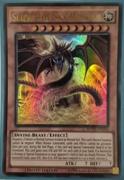 YuGiOh Slifer the Sky Dragon Ultra Rare 1st Edition MVP1-ENSV6 - Image 1
