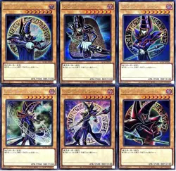 NM 6 card Dark Magician QCAC-JP018 Secret Rare YuGiOh - Image 1