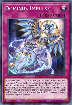 Yugioh RA05-EN080 - Dominus Impulse - Platinum Secret Rare - Image 1