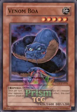 Venom Boa TAEV-EN016 Yugioh - Image 1