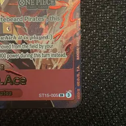 One Piece English Portgas.D.Ace (Japanese Version 3rd Anniversary Set) ST15-005 - Image 4