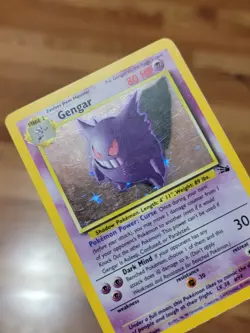 MP Gengar 5/62 Fossil Holo Rare Pokemon Card - Image 2