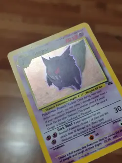 MP Gengar 5/62 Fossil Holo Rare Pokemon Card - Image 3
