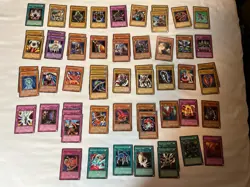 Yugioh Labyrinth Of Nightmare LON Lot 58 Cards 1 Holo LP-Damaged - Image 1