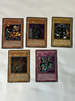 Yugioh Pharaoh’s Servant PSV Lot 122 Cards Holos x5 LP-Damaged - Image 2