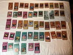 Yugioh Magician’s Force Lot 95 Cards Common LP-Damaged - Image 1