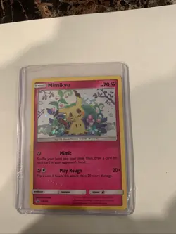 Pokemon Mimikyu TCG Scarlet & Violet SM163 Holo Promo Card Near Mint Condition - Image 1