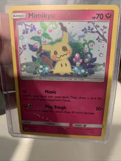 Pokemon Mimikyu TCG Scarlet & Violet SM163 Holo Promo Card Near Mint Condition - Image 3