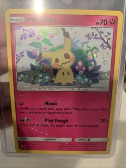 Pokemon Mimikyu TCG Scarlet & Violet SM163 Holo Promo Card Near Mint Condition - Image 4