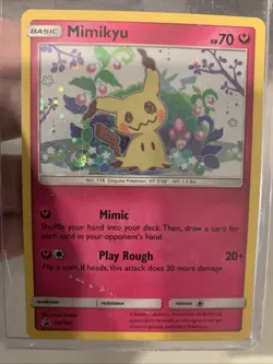 Pokemon Mimikyu TCG Scarlet & Violet SM163 Holo Promo Card Near Mint Condition - Image 5