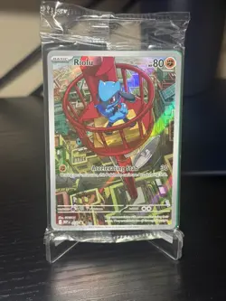 Pokemon TCG Riolu Illustration Mega Evolution Card Sealed NM - Image 1