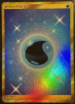 Water Energy 124/111 - Sun & Moon Crimson Invasion Pokemon TCG 2017 - MP Card - Image 1