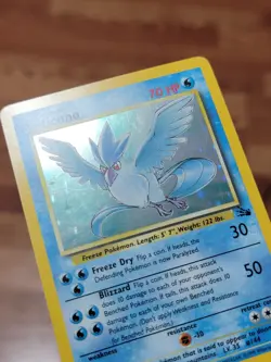 LP Articuno 2/62 Fossil Holo Rare Pokemon Card - Image 3