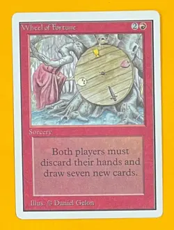 MTG WHEEL OF FORTUNE Unlimited (OldManMTG 012-407) - Image 1