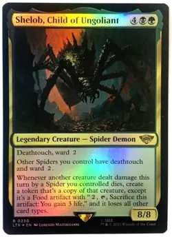 MTG Shelob, Child of Ungoliant *FOIL* The Lord of the Rings 0230 - Image 1