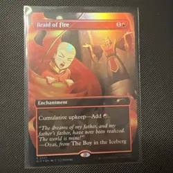 Braid of Fire Foil Avatar Secret Lair Ember Island Players SLD #2307 MTG - Image 1