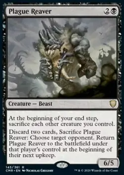 Magic the Gathering MTG Plague Reaver (143) Commander Legends NM - Image 1
