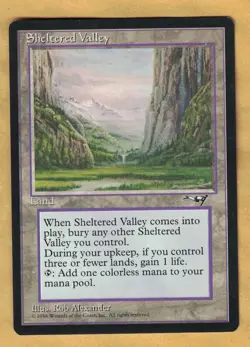 Sheltered Valley (Alliances) MTG Magic Reserve List Reseved - Image 1