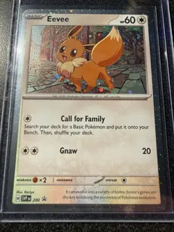 Pokemon Destined Rivals - Eevee SVP 200 Blister Promo - Image 1