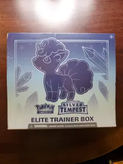 POKEMON TCG SWORD AND SHIELD SILVER TEMPEST ETB ELITE TRAINER BOX (SEALED) - Image 1