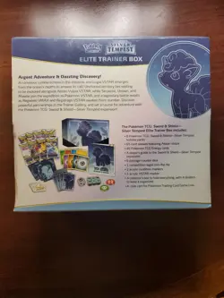 POKEMON TCG SWORD AND SHIELD SILVER TEMPEST ETB ELITE TRAINER BOX (SEALED) - Image 2