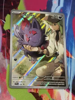 Pokemon Scarlet & Vilolet Promos #189 N's Zorua Full Art Holo - Image 1
