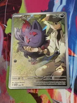 Pokemon Scarlet & Vilolet Promos #189 N's Zorua Full Art Holo - Image 2
