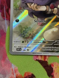 Pokemon Scarlet & Vilolet Promos #189 N's Zorua Full Art Holo - Image 5
