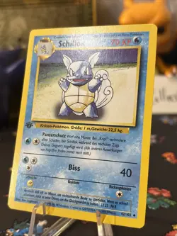 1999 Pokemon German 1st Edition Schillok (Wartortle) #42 Uncommon Mint Clean Wow - Image 2