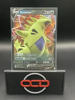 Tyranitar V 158/264 Fusion Strike Ultra Rare Holo Pokemon TCG Card NM - Image 1
