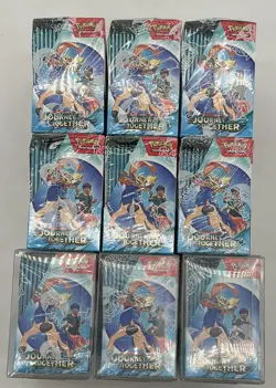 Lot of (9) Pokemon TCG Scarlet & Violet Journey Together Enhanced Booster Boxes - Image 2
