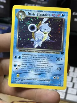 Dark Blastoise 3/82 Team Rocket 2000 Holo Rare WOTC Pokemon Card TCG - Image 3