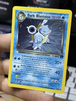 Dark Blastoise 3/82 Team Rocket 2000 Holo Rare WOTC Pokemon Card TCG - Image 5