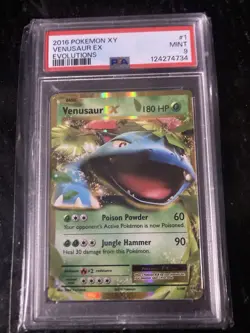 The Pokemon Company Venusaur EX Evolutions 1/108 Holo Ultra Rare PSA 9 - Image 2