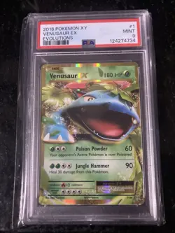 The Pokemon Company Venusaur EX Evolutions 1/108 Holo Ultra Rare PSA 9 - Image 3