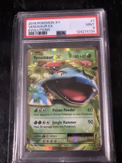 The Pokemon Company Venusaur EX Evolutions 1/108 Holo Ultra Rare PSA 9 - Image 4