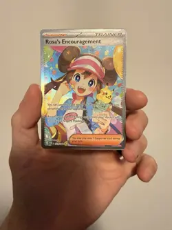 Rosa's Encouragement 123/088 Me03: Perfect Order Holo Pokemon Rare - Image 4