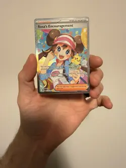 Rosa's Encouragement 123/088 Me03: Perfect Order Holo Pokemon Rare - Image 5