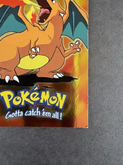 Holo Charizard E6 of 12 Blue Label - Topps Pokemon The First Movie - MP - READ - Image 5