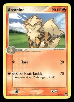 Arcanine 18/112 FireRed & LeafGreen RG MP - Image 2