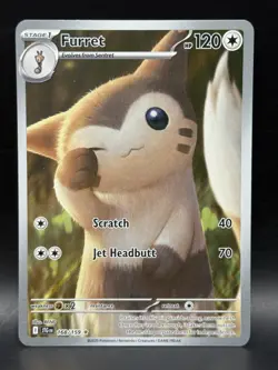 Furret 168/159 Pokemon TCG Journey Together Illustration Rare Full Art 2025 - Image 1