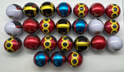 Lot of (24) Pokemon TCG Pokeball Tins With 72 Booster Packs SEALED NEW - Image 1