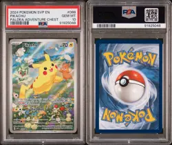 PIKACHU PALDEA ADVENTURE CHEST PSA 10 | 2024 POKEMON SVP EN-SV PROMO #088 - Image 3