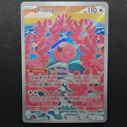 Pokemon Flamigo Full Art Illustration Rare Holo Sv02 Paldea Evolved 227/193 LP - Image 1