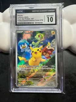 Pikachu Pokemon Center Promo Paldea Evolved - Image 1
