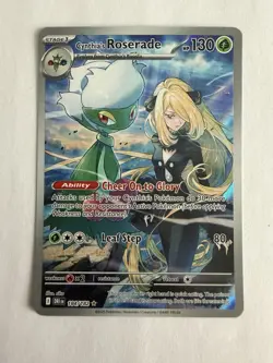 Pokemon TCG Cynthia's Roserade Destined Rivals 184/182 NM Condition - Image 1