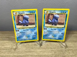 Pokemon - Quagsire x2 - 48/64 - Common - Unlimited Edition - Neo Revelation - EX - Image 1